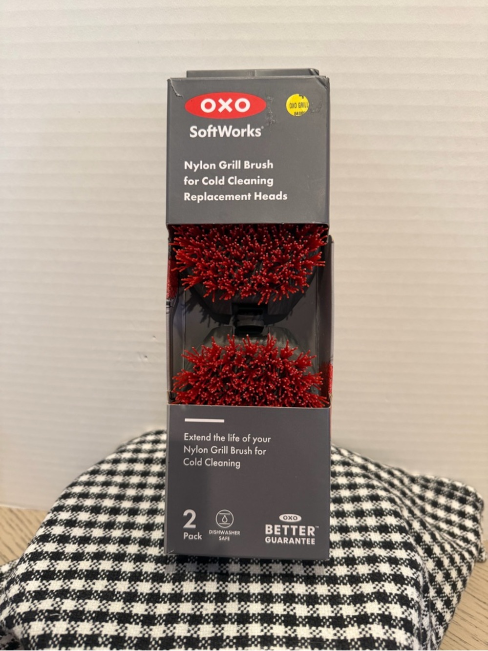 OXO SoftWorks Nylon Grill Brush Replacement Heads - Red New